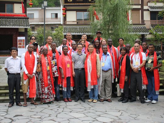 参观四川新映秀镇